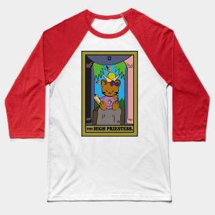 TAROT CARDS | THE HIGH PRIESTESS. | CAT Baseball T-Shirt